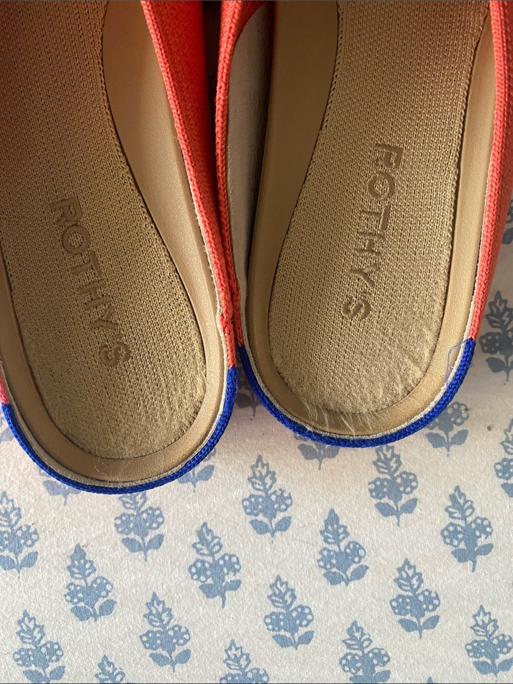 Rothy's Coral Slip-On Mules Size 9.5 - Picture 4 of 5
